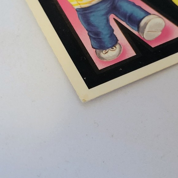 Vtg Garbage Pail Kids Topps 5x7 Giant Sticker #3 "GPKids Rule!" 1986 Rare. - Picture 5 of 6